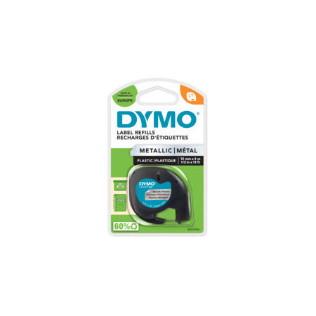 1 RUB DYMO LT METAL ARGENT