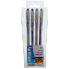 STYLO ROLLER ENCRE GEL - G-1 GRIP - 0,5mm - EPAISSEUR DE TRAIT - Pochette 4 stylos