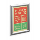 VITRINE D'AFFICHAGE A4 CLIPSABLE ALU
