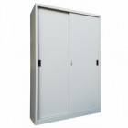 Armoire métallique à portes coulissantes – 120 x 45 x 200 cm Gris