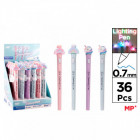 STYLOS LUM. FANT. MULTIC. PTE 0,7MM LICORN