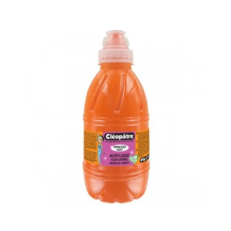 FLACON 500 ML PEINTURE ACRYLIQ ORANGE