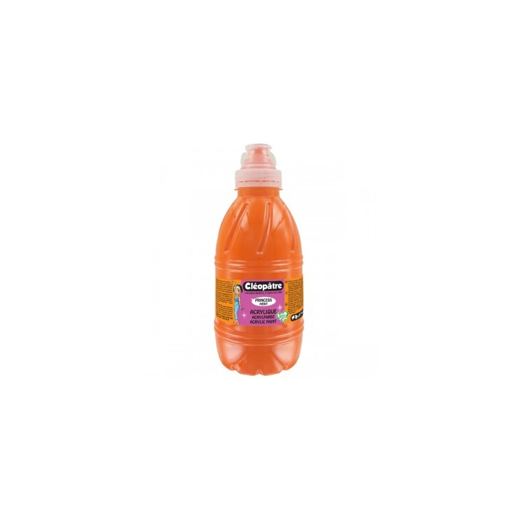 FLACON 500 ML PEINTURE ACRYLIQ ORANGE