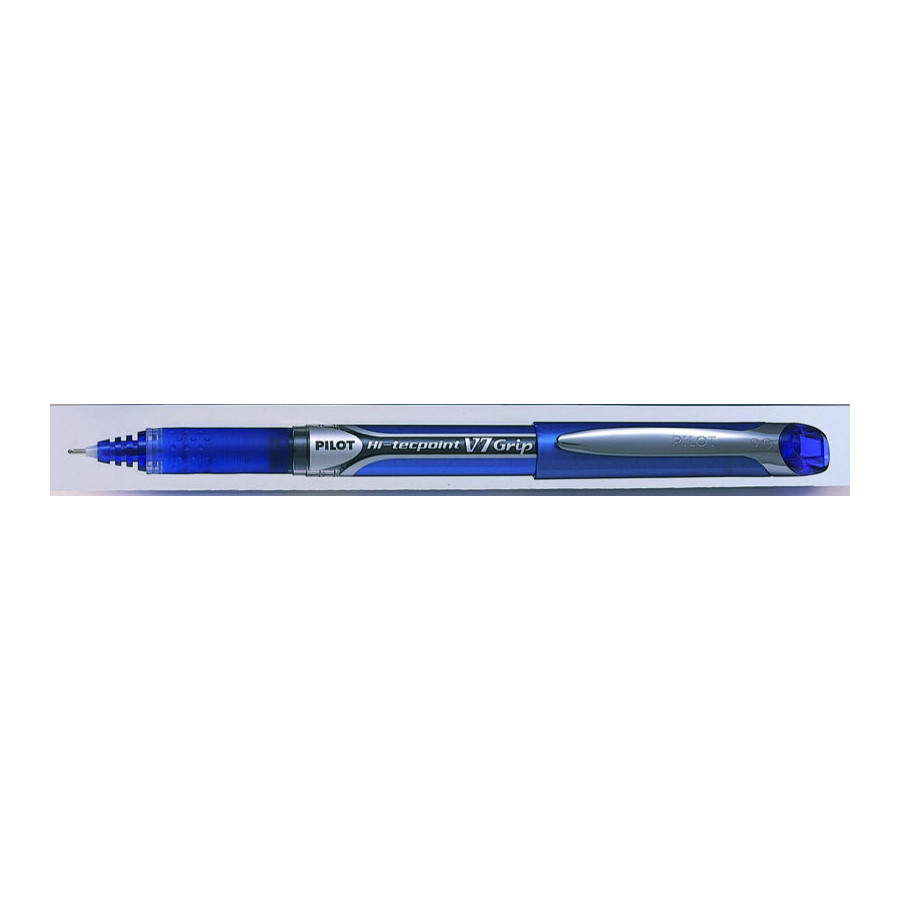 STYLO ROLLER ENCRE LIQUIDE - V7 Grip - 0,7mm - EPAISSEUR DE TRAIT - BLEU -  BuroStock Guyane