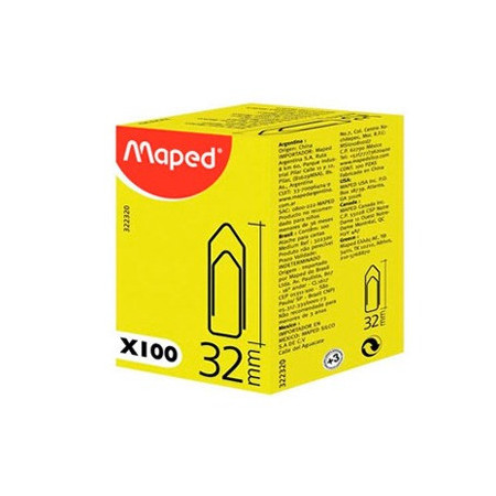 ATTACHE LETTRES MEDIUM 32MM X100 BTE