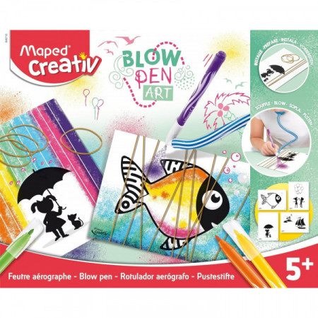 BLOW PEN STRING ART MAPED