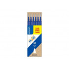 LOT X6 RECHARGES FRIXION BLEU PTE MOYENNE