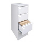 ARMOIRE METAL 4 TIROIRS 132X46X62 GRIS