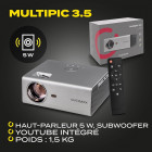 VIDEO PROJECTEUR OVERMAX 2200 LUMENS