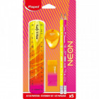 KIT RENTREE SET DE PAPETERIE NEON X5