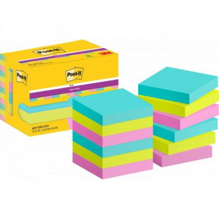 POST-IT COS 47X47MM 12BLOC SUPER STI