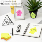 BLOC NOTE REPOS. FLECHE ASS 70X70MM