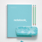 NOTEBOOK SP. A4 ECO EMOTION BLEU CIEL 80F