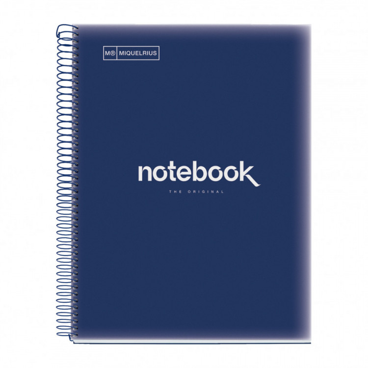NOTEBOOK spirale A4 PP EMOTION MARIN 80F