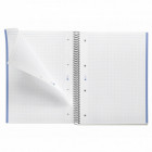 NOTEBOOK spirale A4 PP BLEU 80F