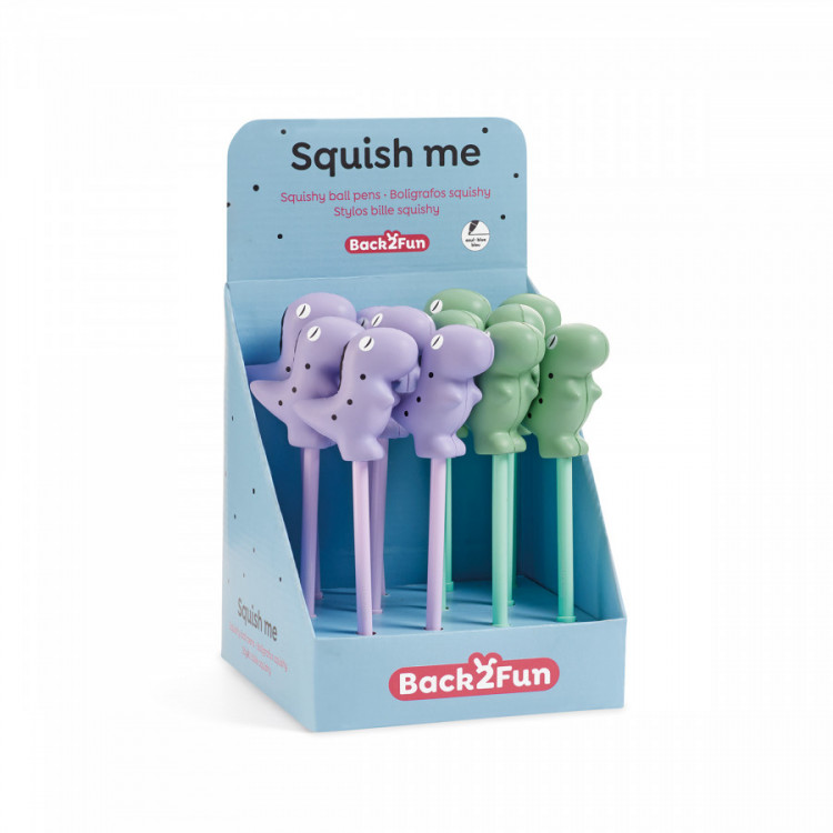 STYLOS SQUISHY DINOS B2FUN ASS