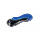 Repose-poignet SlimDuo Gel Trackball Bleu – Ergonomique, Ventilé et Durable