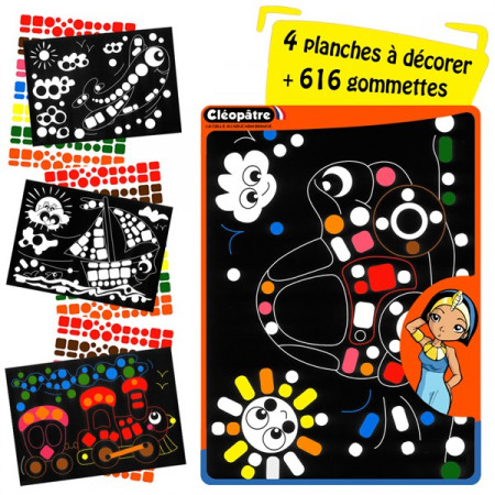 Atelier Gommettes – Moyens de Transport (Voiture, Train, Bateau, Avion)