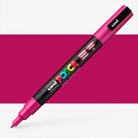 Feutre Posca PC-3M Rose Fuschia - Pointe fine 1,5 mm