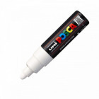 Marqueur Posca PC7M Blanc Éclatant - Pointe large conique 4,5-5,5 mm