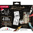 Uni-ball Marqueur Craie Chalk Marker - Coffret Noël SCANDI, 4 pièces