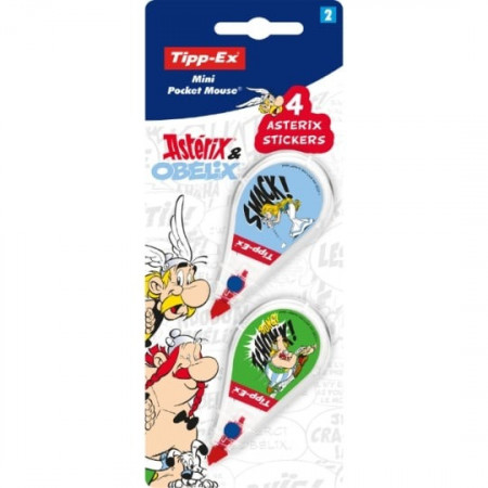 Souris correctrice Tipp-Ex Astérix & Obélix - 6 m x 5 mm, lot de 2