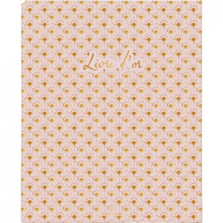 LIVRE D'OR VERSAILLES ROSE 22X27