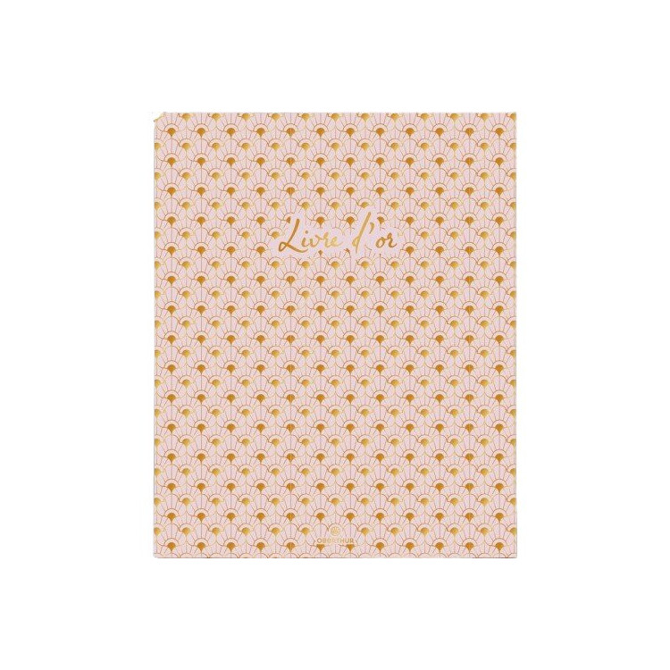 LIVRE D'OR VERSAILLES ROSE 22X27