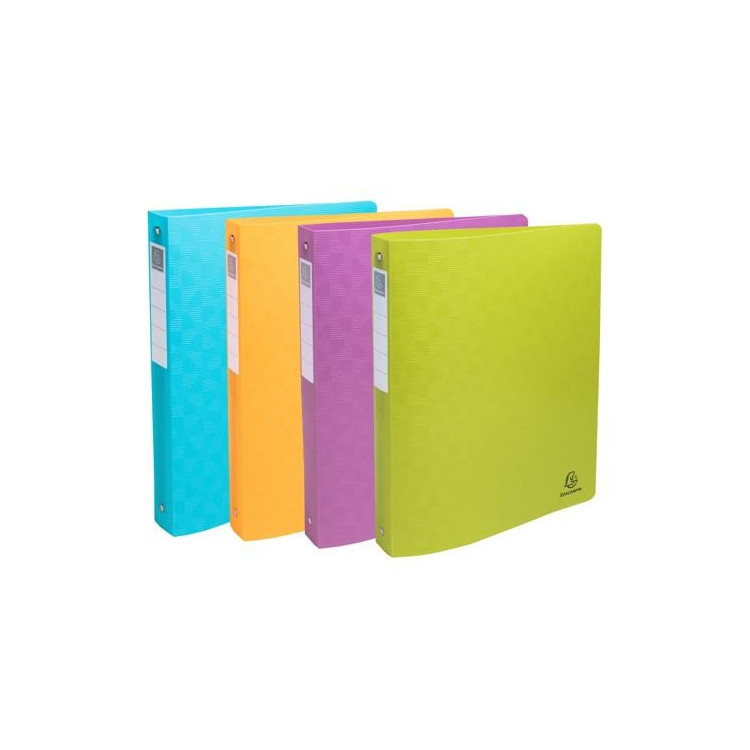 Classeur 4an 30mm PP A4 Pop'NCo coul.as