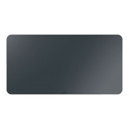 SOUS MAIN CUIR 70X36CM GRIS FONCE
