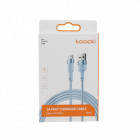 CABLE 1 M USB-A VERS USB-C 3A BLEU