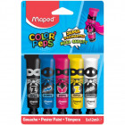 PEINTURE GOUACHE TUBE 12ML X5