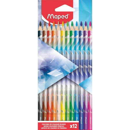 CRAYONS COULEUR ARCTIC X12
