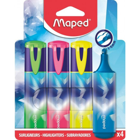 SURLIGNEURS TEENS ARCTIC X4 POCH CARTON