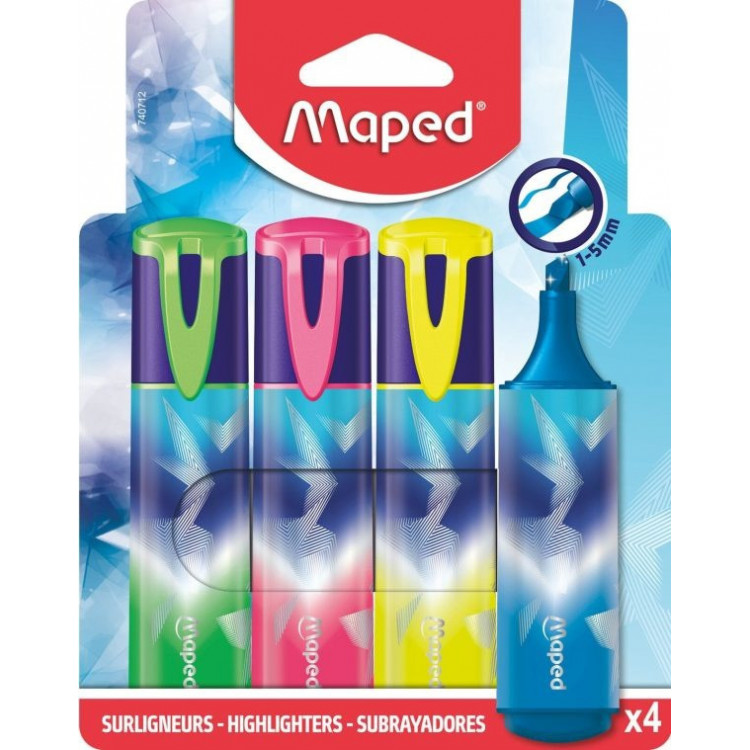 SURLIGNEURS TEENS ARCTIC X4 POCH CARTON