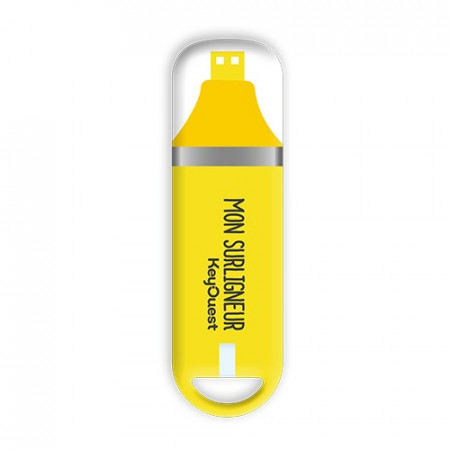 ClÃ© USB 32Go Surligneur Jaune