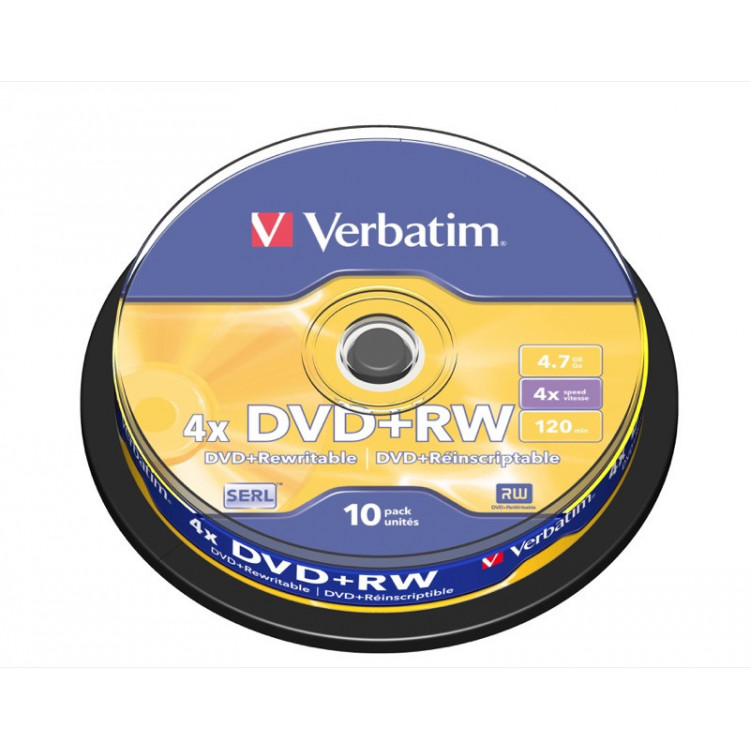 DVD + RW 4.7GB UNITÉ