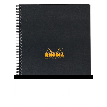 MEETING BOOK - Format A5 - NOIR - 160 Pages