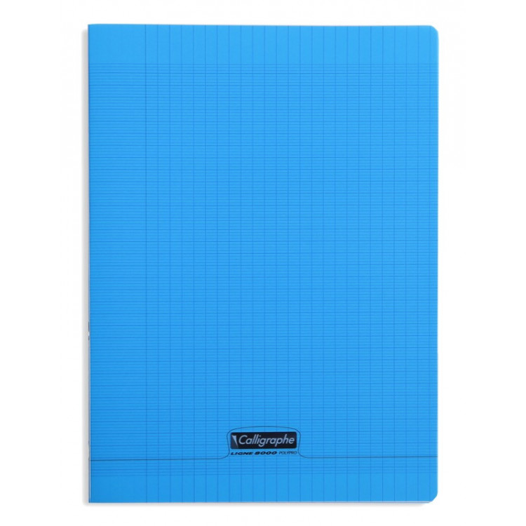 CAHIER POLYPRO, Grand Format, Grands Carreaux, 24X32 - 96 PAGES SEYES BLEU