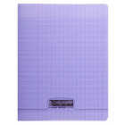 CAHIER POLYPRO, Petit Format, Grands Carreaux, 17X22 96 PAGES SEYES VIOLET