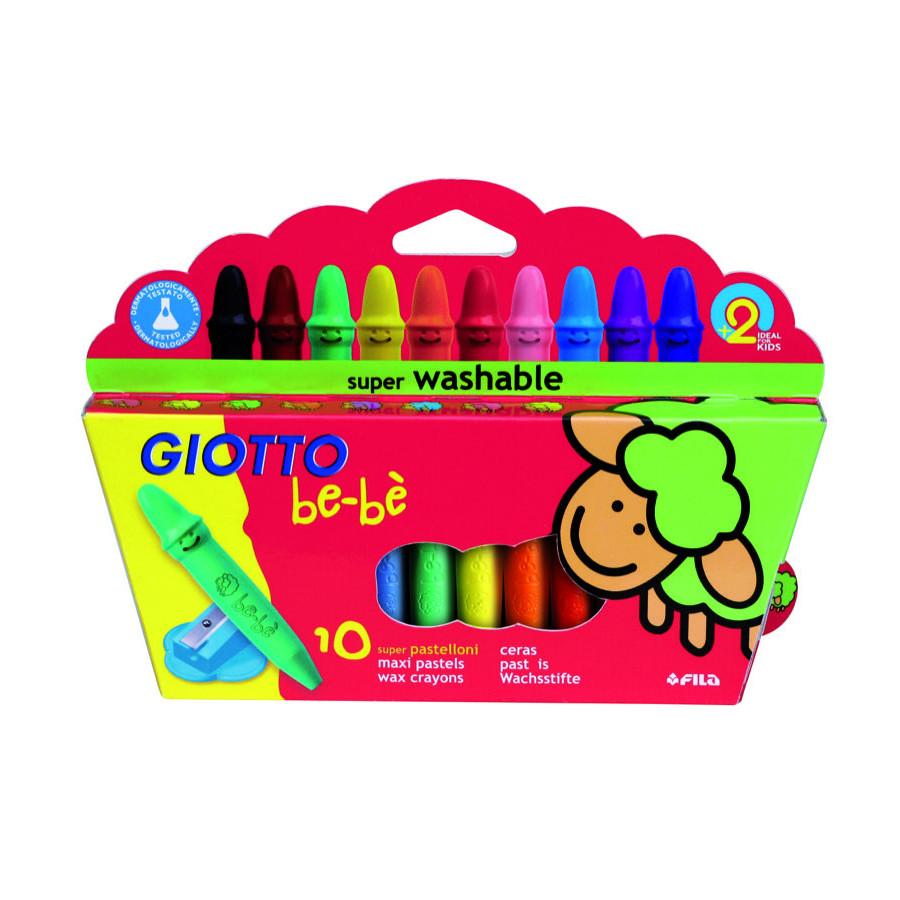 ETUI DE 8 CRAYONS CIRE BEBE - BuroStock Guyane