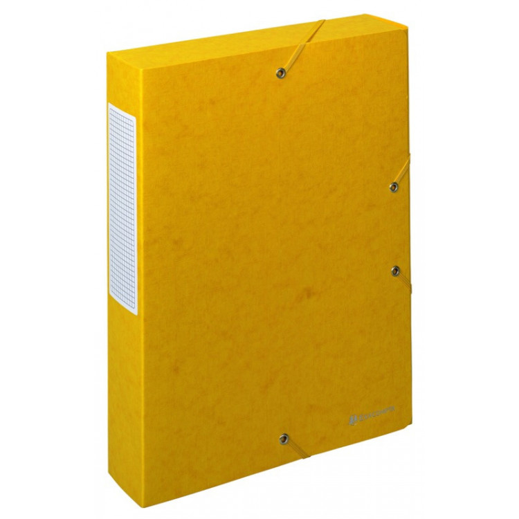 BOITES DE CLASSEMENT EUROBOX - 60MM - JAUNE