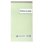 CARNET BULLETIN DE PAIE DUPLI 50F