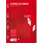 PAQUET 200 PAGES COPIES DOUBLE PERFOREE SEYES