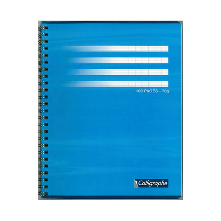 CAHIER DOS SPIRALE, Petit Format, Petits Carreaux, 17X22 - 180 PAGES 5X5