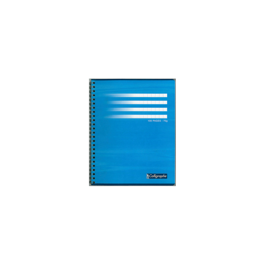 CAHIER DOS SPIRALE, Format A4, Grands Carreaux, 21X29.7 - 180 PAGES SEYES -  BuroStock Guyane