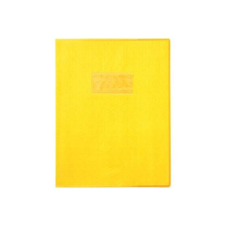 PROTEGE CAHIER 17X22 JAUNE