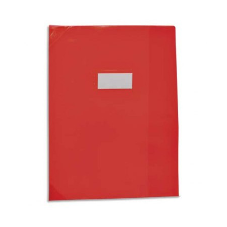 PROTEGE CAHIER, Petit Format, 17X22 ROUGE