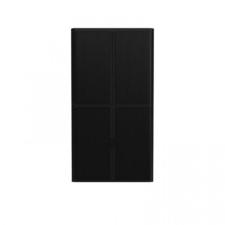 Armoire haute à rideaux design 204 x 110 cm – Capacité XL et esthétique moderne